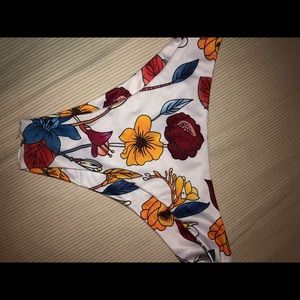 Floral bikini bottom